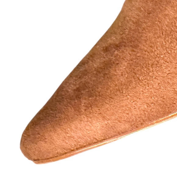 Steve Madden Nifty Pointed Toe Over the Knee Boots - Congac Brown Suede Size 8 - Picture 15 of 16